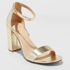 NEW women's gold heels